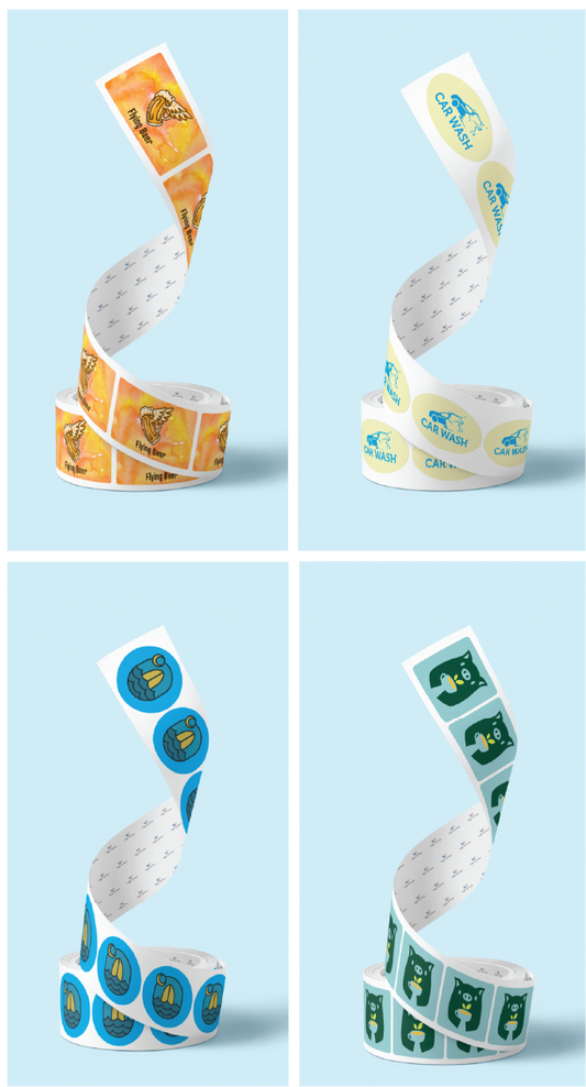 Custom Printed Stickers and Labels